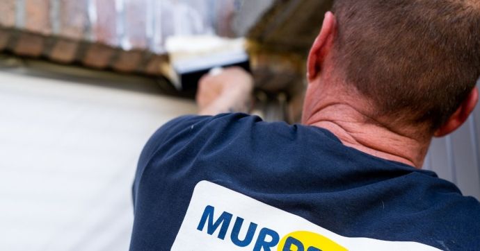 Murprotec hydroguge une façade